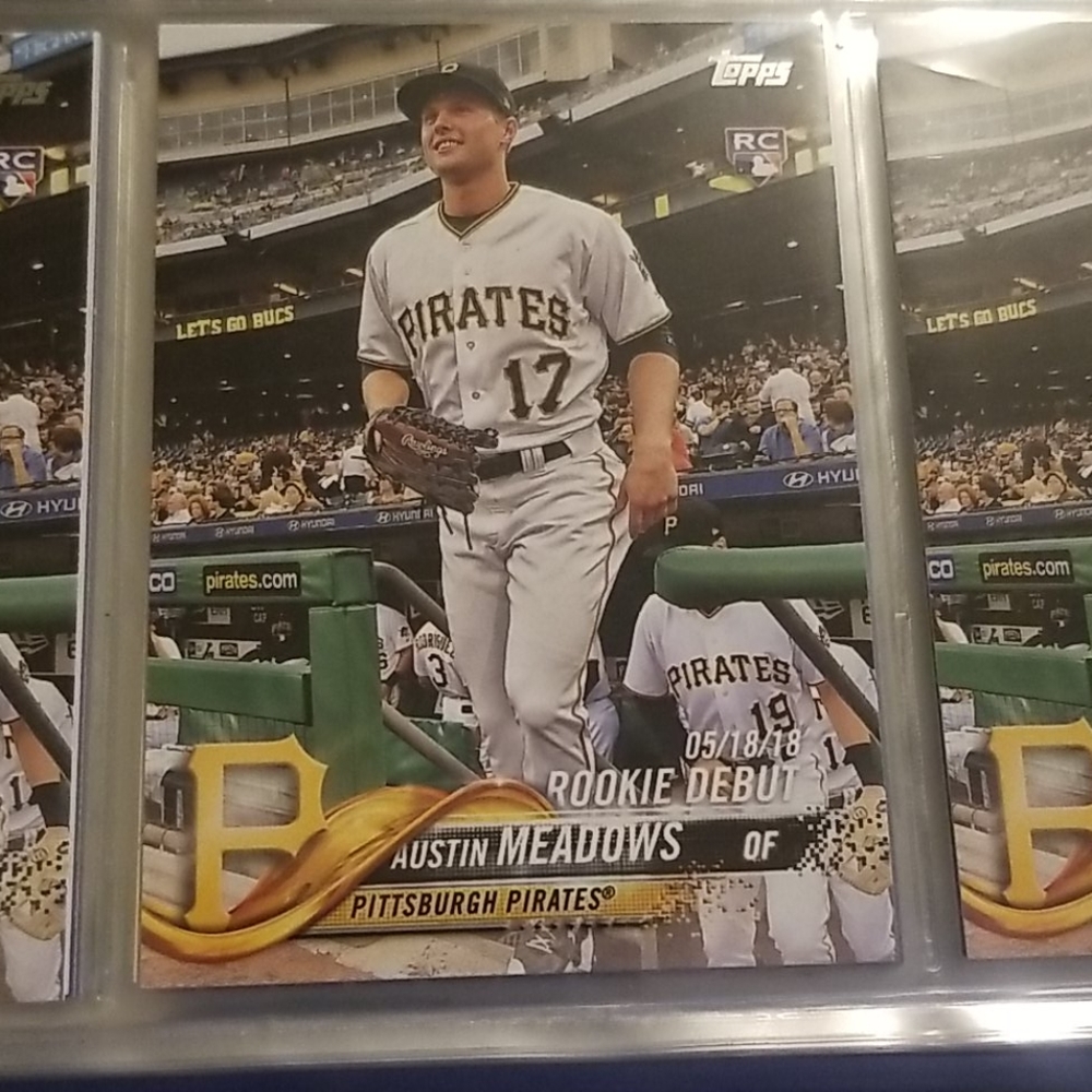 Austin meadows 2018 topps update rookie card